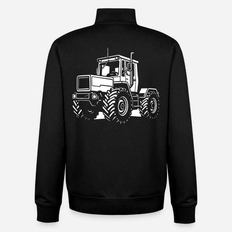 Puissance sur la pente - Sweat zippé unisexe en coton bio Stanley/Stella - noir
