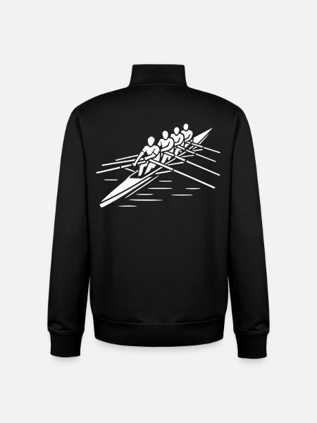 Rhythm at the helm - Unisex Organic Zip Sweatshirt by Stanley/Stella - black
