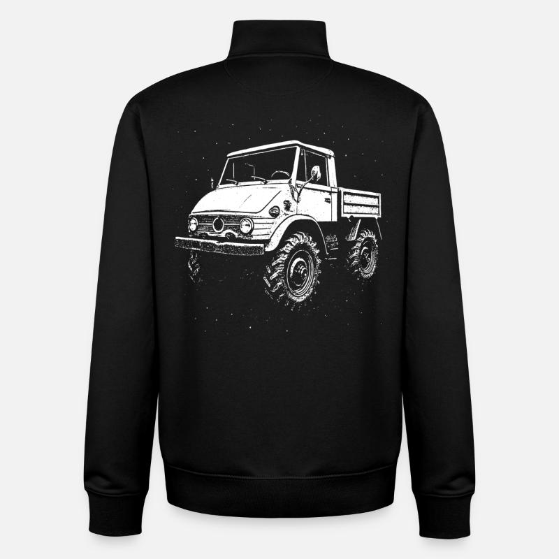 Kraftpaket mit Kultstatus - Unisex Organic Zip Sweatshirt von Stanley/Stella - Schwarz