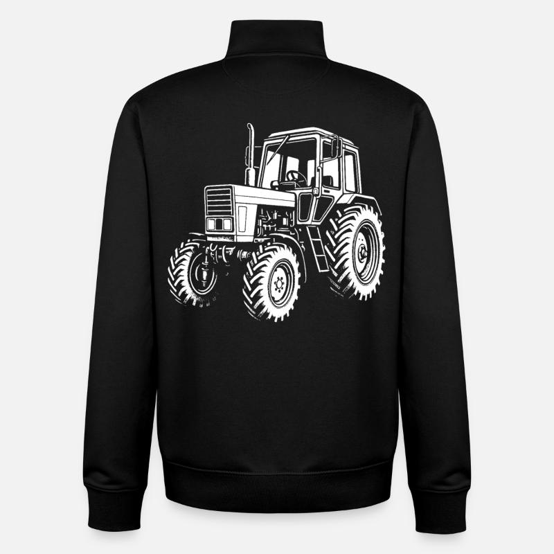 MTS Classique - Sweat zippé unisexe en coton bio Stanley/Stella - noir