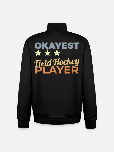Bester Hockeyspieler - Unisex Organic Zip Sweatshirt von Stanley/Stella - Schwarz