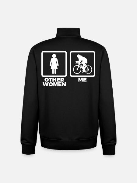 D’autres femmes et moi - Sweat zippé unisexe en coton bio Stanley/Stella - noir
