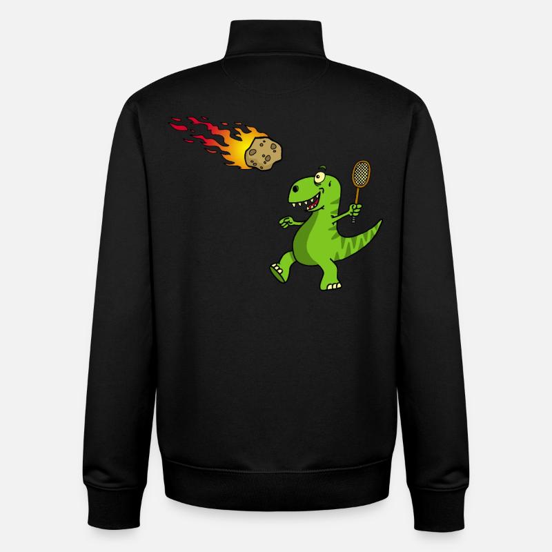Rücksendung an den Absender - Unisex Organic Zip Sweatshirt von Stanley/Stella - Schwarz