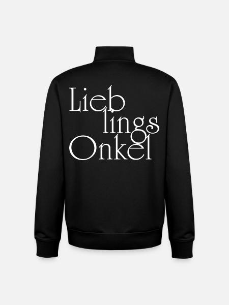 Favorite Uncle - Uncle - Unisex Organic Zip Sweatshirt by Stanley/Stella - black