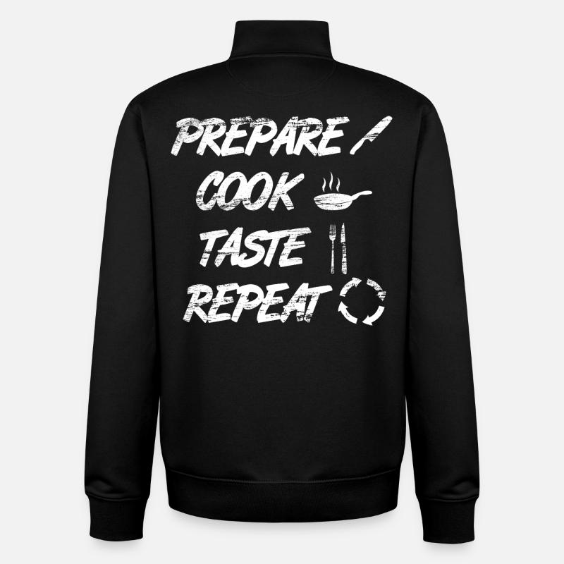 Citation de Koch - Sweat zippé unisexe en coton bio Stanley/Stella - noir