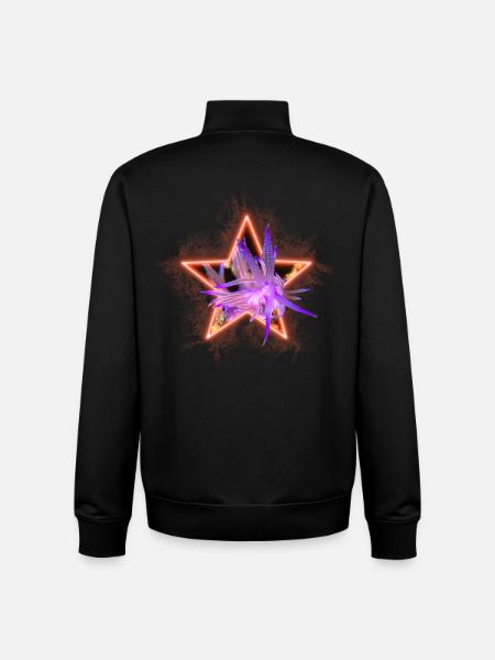 Flabellina at Stern - Unisex Organic Zip Sweatshirt by Stanley/Stella - black