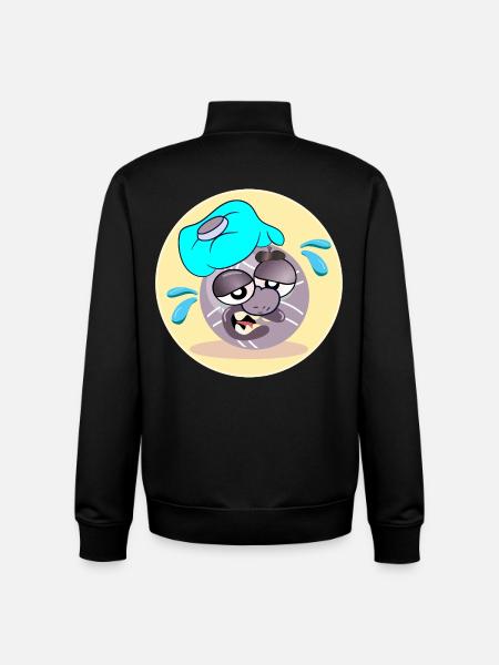 Pétanque Summer Boule - Unisex Organic Zip Sweatshirt by Stanley/Stella - black