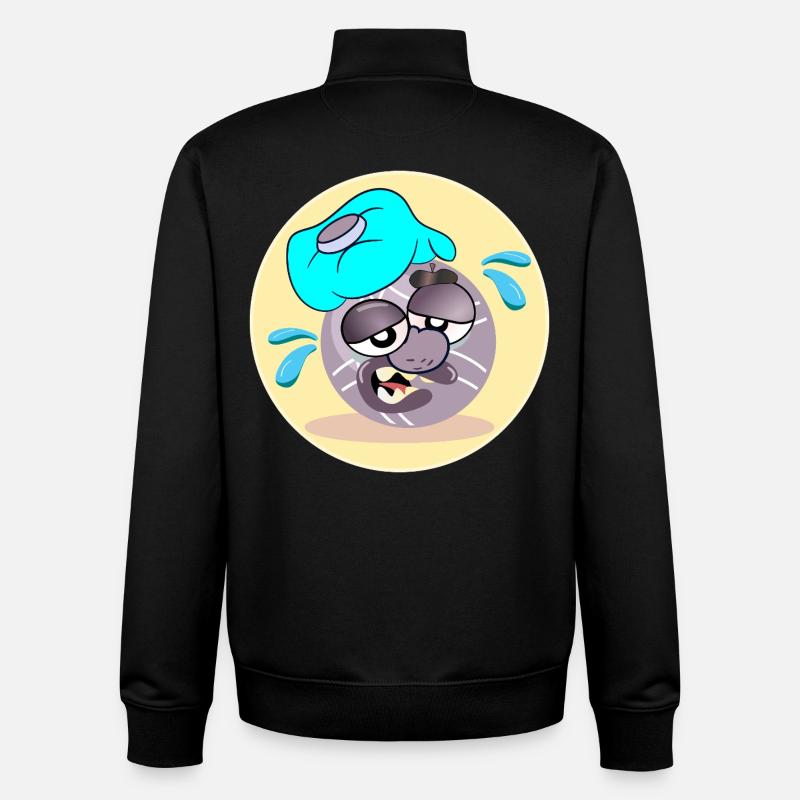 Pétanque Sommer Boule - Unisex Organic Zip Sweatshirt von Stanley/Stella - Schwarz