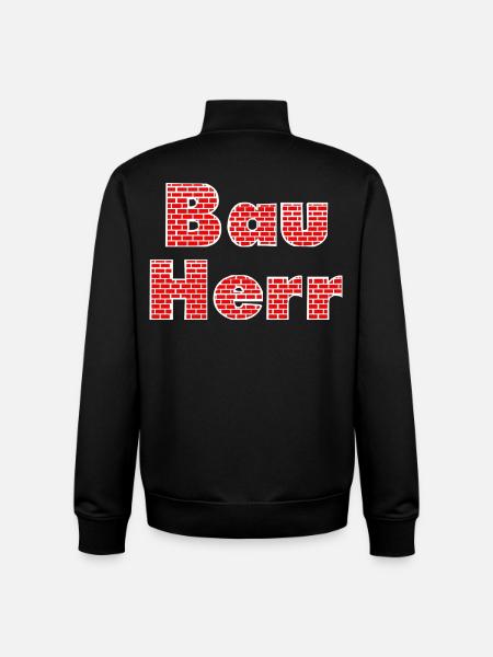 Constructeur de murs de briques - Sweat zippé unisexe en coton bio Stanley/Stella - noir