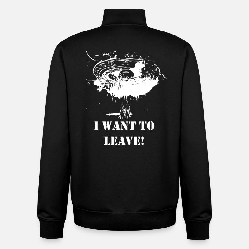 Take Me Away - Unisex Organic Zip Sweatshirt von Stanley/Stella - Schwarz