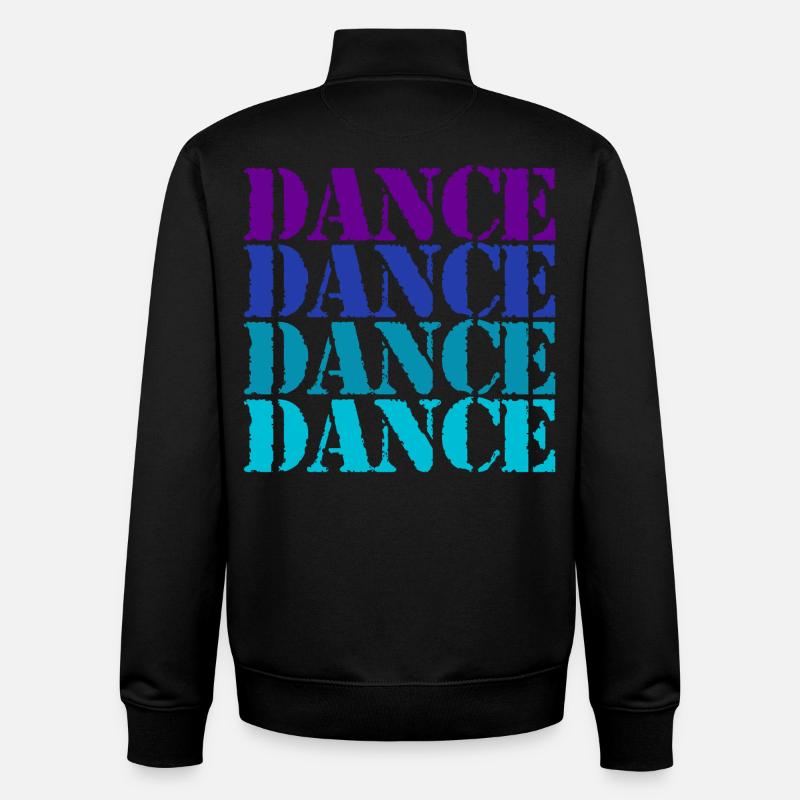 Danser - Sweat zippé unisexe en coton bio Stanley/Stella - noir