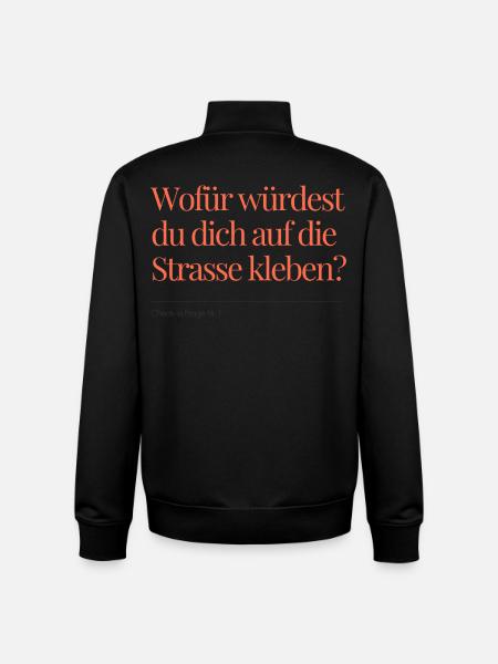 Question n° 1 - Sweat zippé unisexe en coton bio Stanley/Stella - noir