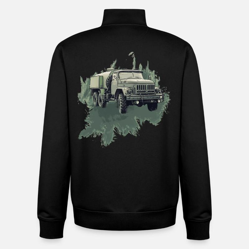 Legendärer Allrad-Klassiker - Unisex Organic Zip Sweatshirt von Stanley/Stella - Schwarz