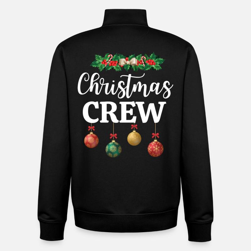 Weihnachts-Crew - Unisex Organic Zip Sweatshirt von Stanley/Stella - Schwarz