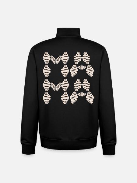 FRANZBRÖTCHEN HAMBURG MAMA - Unisex Organic Zip Sweatshirt von Stanley/Stella - Schwarz