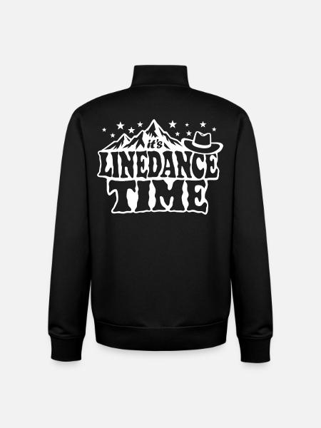It's linedance time, Linedancing, Country Fan - Unisex Organic Zip Sweatshirt by Stanley/Stella - black
