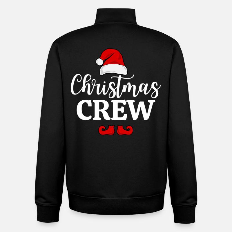 Weihnachts-Crew - Unisex Organic Zip Sweatshirt von Stanley/Stella - Schwarz