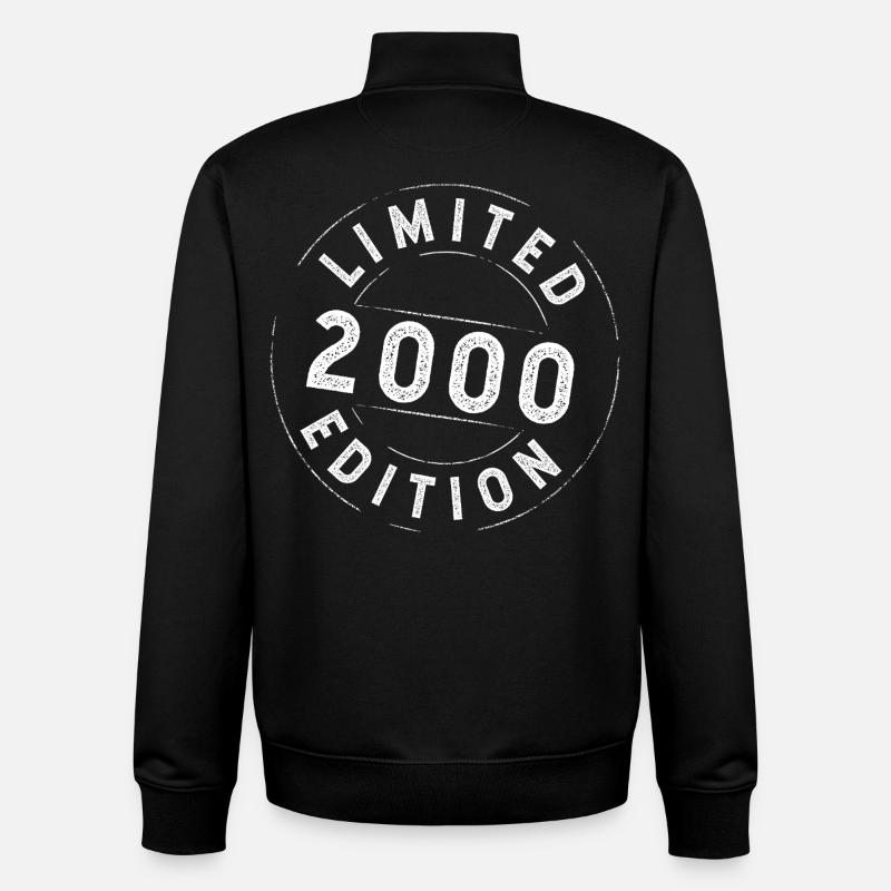 Edition limitée 2000 - Sweat zippé unisexe en coton bio Stanley/Stella - noir