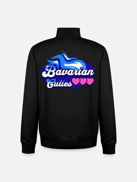 Cute Bavarian girls - Unisex Organic Zip Sweatshirt by Stanley/Stella - black