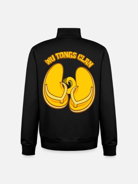 Wu tongs clan - Unisex Organic Zip Sweatshirt by Stanley/Stella - black