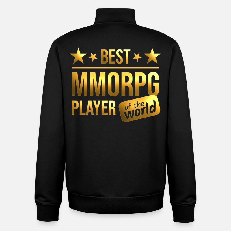 MMORPG - Sweat zippé unisexe en coton bio Stanley/Stella - noir