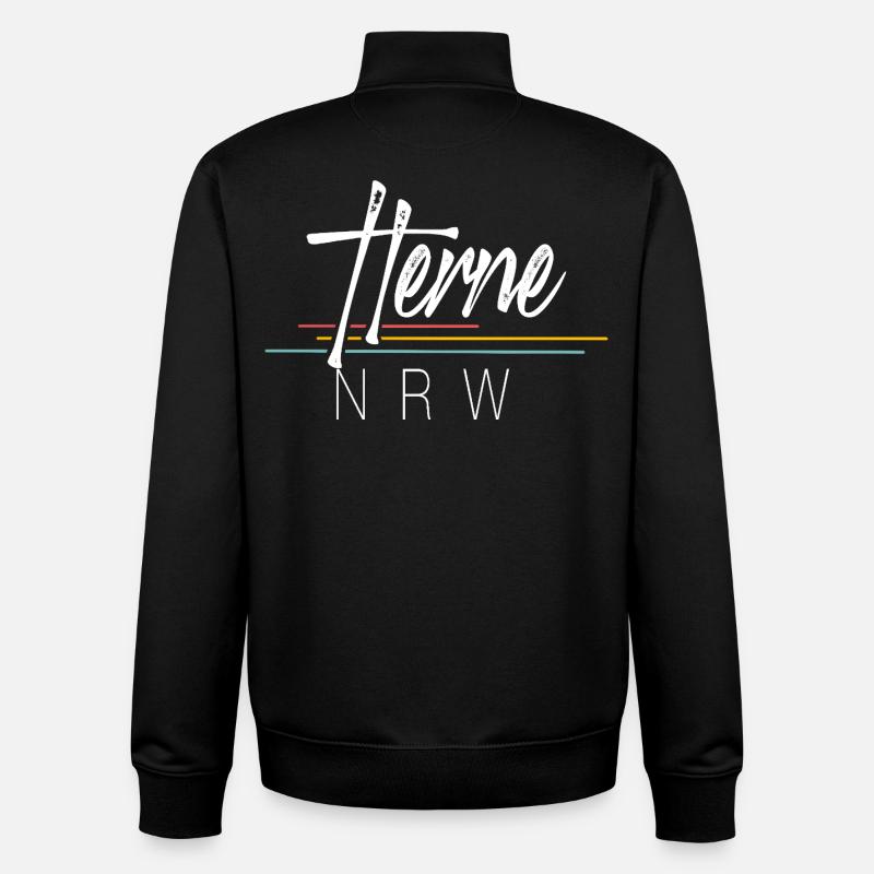 Herne - Unisex Organic Zip Sweatshirt von Stanley/Stella - Schwarz