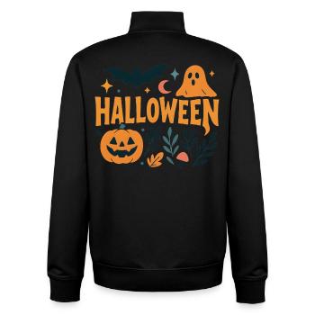 Classic Halloween - Unisex Organic Zip Sweatshirt by Stanley/Stella - black - Back - AI Model Male 185 light (185cm)