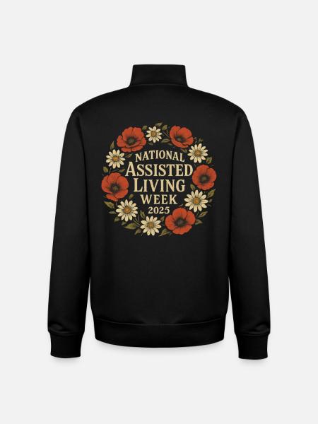 National Assisted Living Week 2025 T-Shirt - Unisex Organic Zip Sweatshirt by Stanley/Stella - black