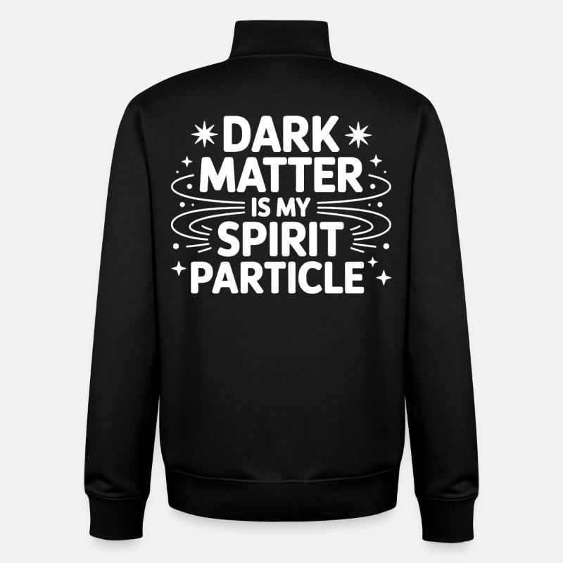 Conception d'amoureux des planètes astronomiques - Sweat zippé unisexe en coton bio Stanley/Stella - noir