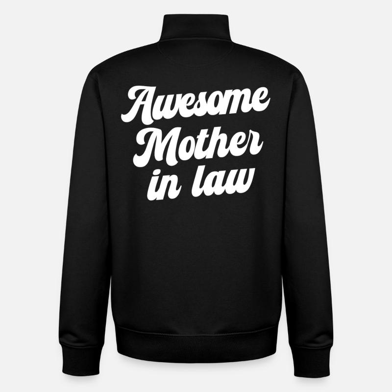 Tolle Schwiegermutter - Unisex Organic Zip Sweatshirt von Stanley/Stella - Schwarz