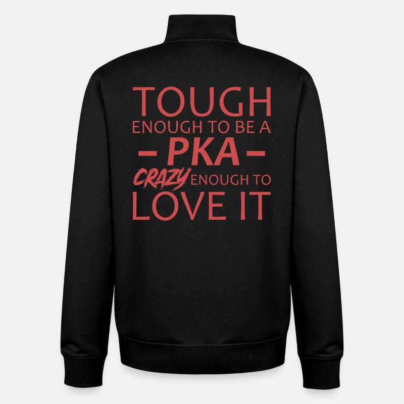 PKA Crazy Apotheke - Unisex Organic Zip Sweatshirt von Stanley/Stella - Schwarz