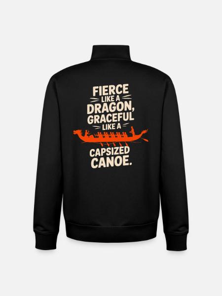 Synchronized Paddling Crew  - Unisex Organic Zip Sweatshirt by Stanley/Stella - black
