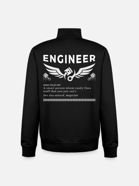 ENGINEER – The Definition Tee - Unisex Organic Zip Sweatshirt by Stanley/Stella - black