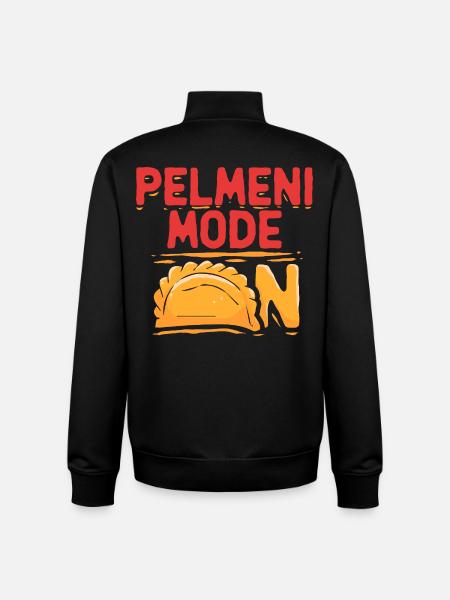 Pelmeni Mode On Pelmenis - Unisex Organic Zip Sweatshirt by Stanley/Stella - black