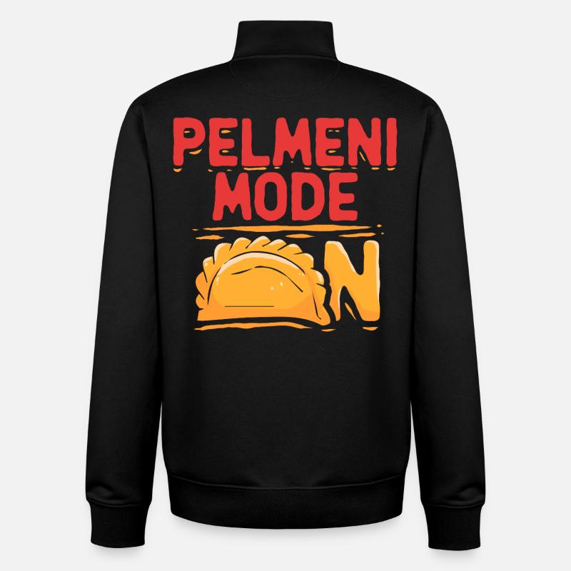 Mode Pelmeni sur Pelmenis - Sweat zippé unisexe en coton bio Stanley/Stella - noir