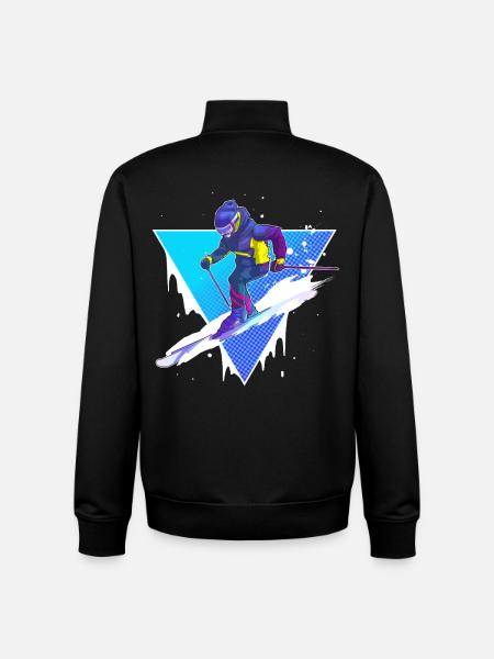 Ski - Unisex Organic Zip Sweatshirt by Stanley/Stella - black
