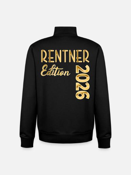 RENTE 2026 RENTNER - Unisex Organic Zip Sweatshirt von Stanley/Stella - Schwarz