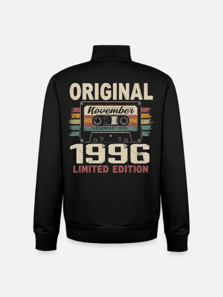 November 1996 Gift November 1996 - Unisex Organic Zip Sweatshirt by Stanley/Stella - black