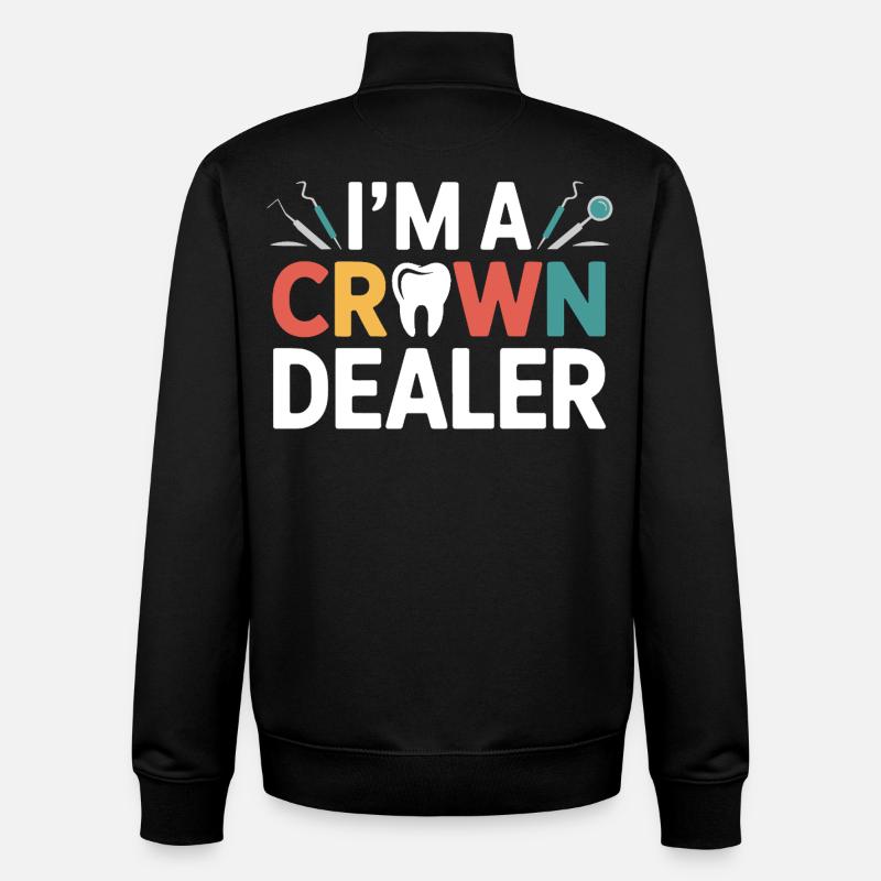 Zahntechniker Instrumentenkunst - Unisex Organic Zip Sweatshirt von Stanley/Stella - Schwarz