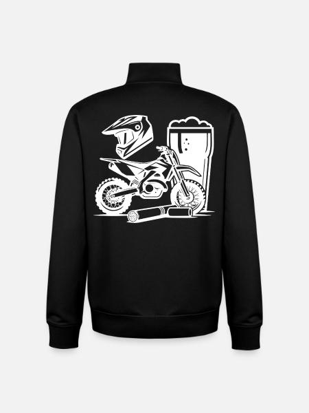 Supermoto_Lifestyle - Unisex Organic Zip Sweatshirt by Stanley/Stella - black