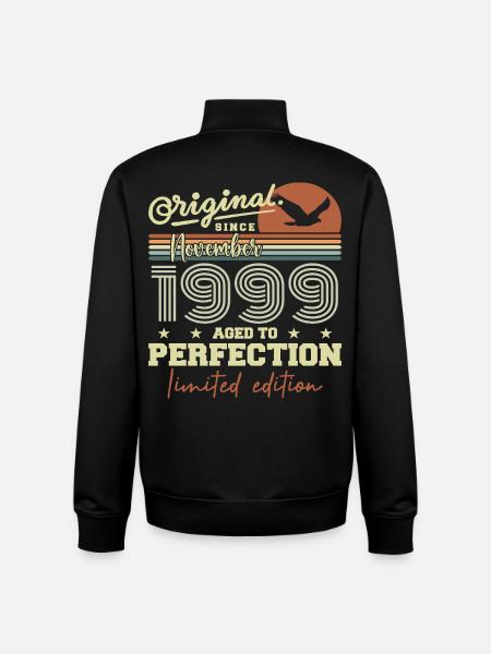 November 1999 Anniversary 1999 November 1999 - Unisex Organic Zip Sweatshirt by Stanley/Stella - black