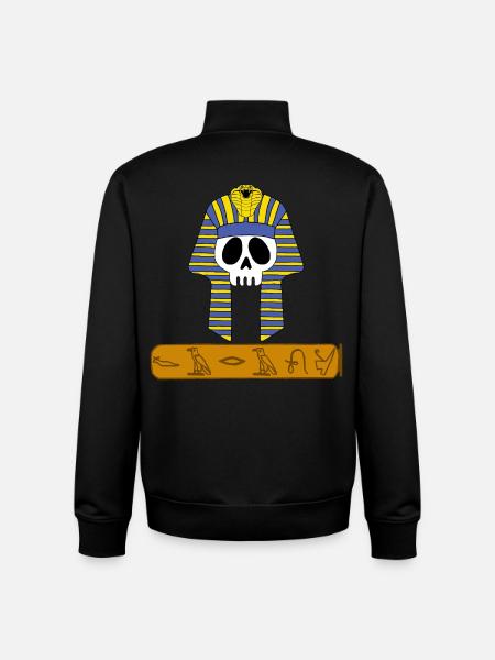 Pharaoh's Skull - Unisex Organic Zip Sweatshirt by Stanley/Stella - black