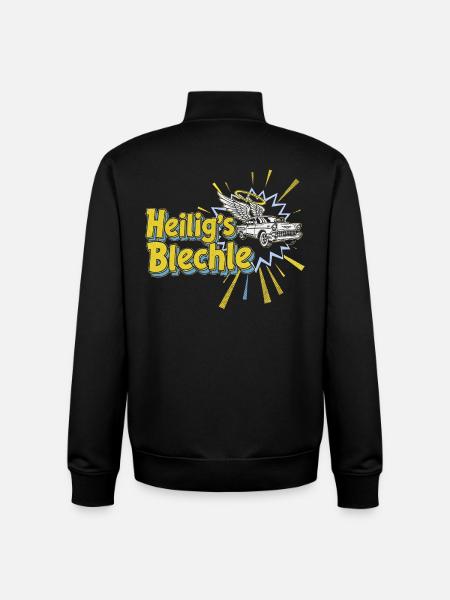 Heiligs Bleche Auto Heiligenschein - Unisex Organic Zip Sweatshirt by Stanley/Stella - black