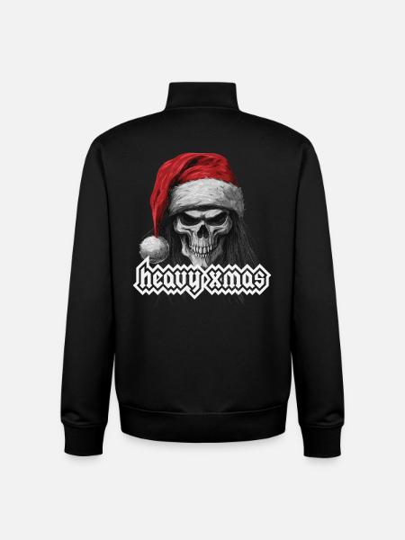 Heavy Metal Christmas - Unisex Organic Zip Sweatshirt by Stanley/Stella - black