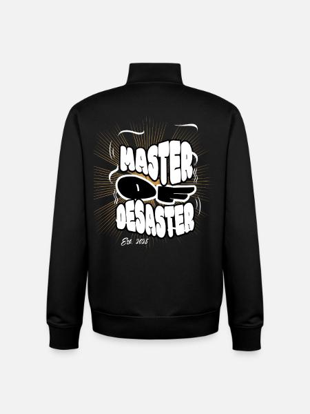 Master of Disaster - Unisex Organic Zip Sweatshirt by Stanley/Stella - black