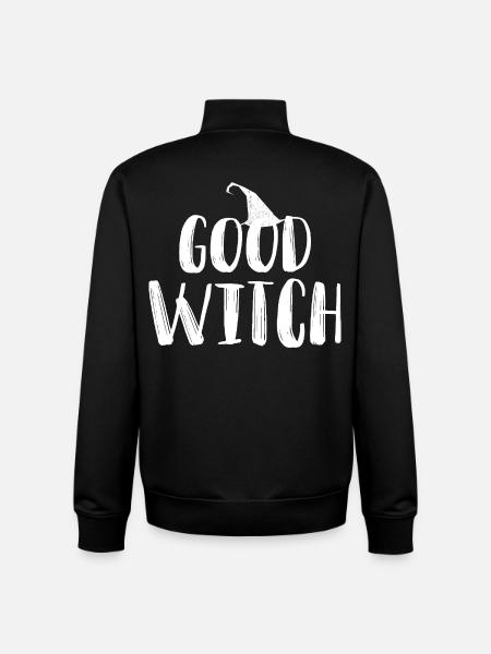 Good Witch Magic Shirt - Unisex Organic Zip Sweatshirt by Stanley/Stella - black