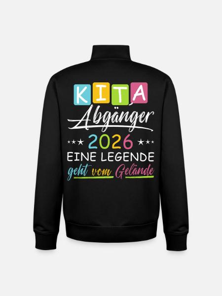 Daycare graduates 2026 - Unisex Organic Zip Sweatshirt by Stanley/Stella - black