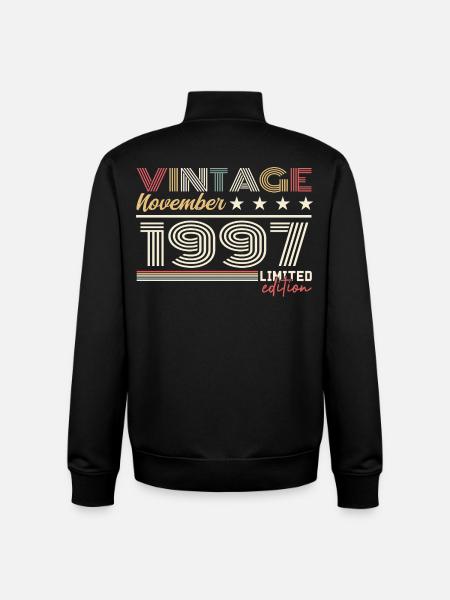 November 1997 - Unisex Organic Zip Sweatshirt by Stanley/Stella - black