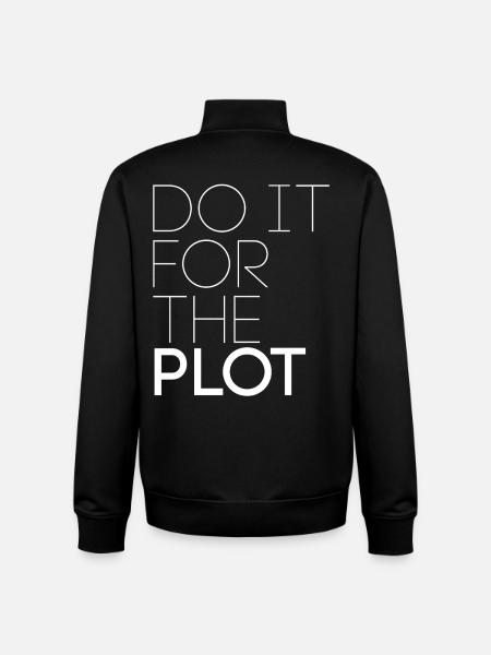 Faites-le pour l’intrigue - Motivation - Sweat zippé unisexe en coton bio Stanley/Stella - noir