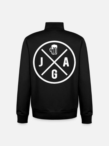 JGA Junggesellenabschied - Bier - Unisex Organic Zip Sweatshirt von Stanley/Stella - Schwarz
